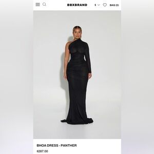 BBXBRAND BHOA DRESS - PANTHER | BLACK | XS